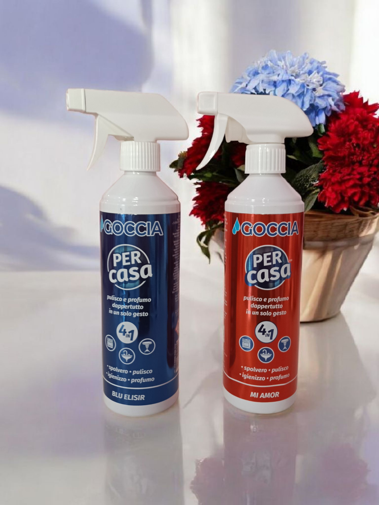 Goccia 4 in 1 pulisco e profumo