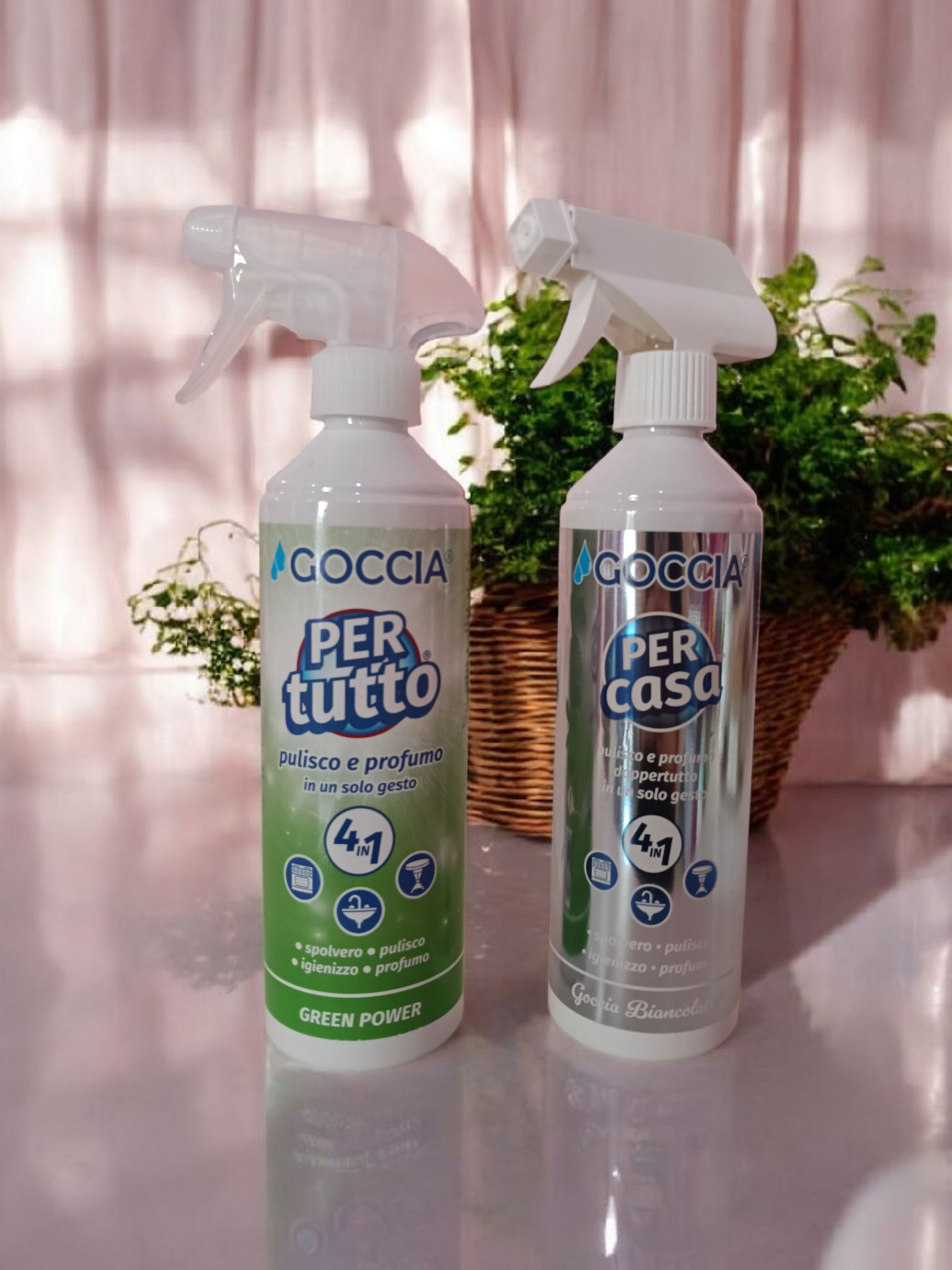 Goccia 4 in 1 pulisco e profumo